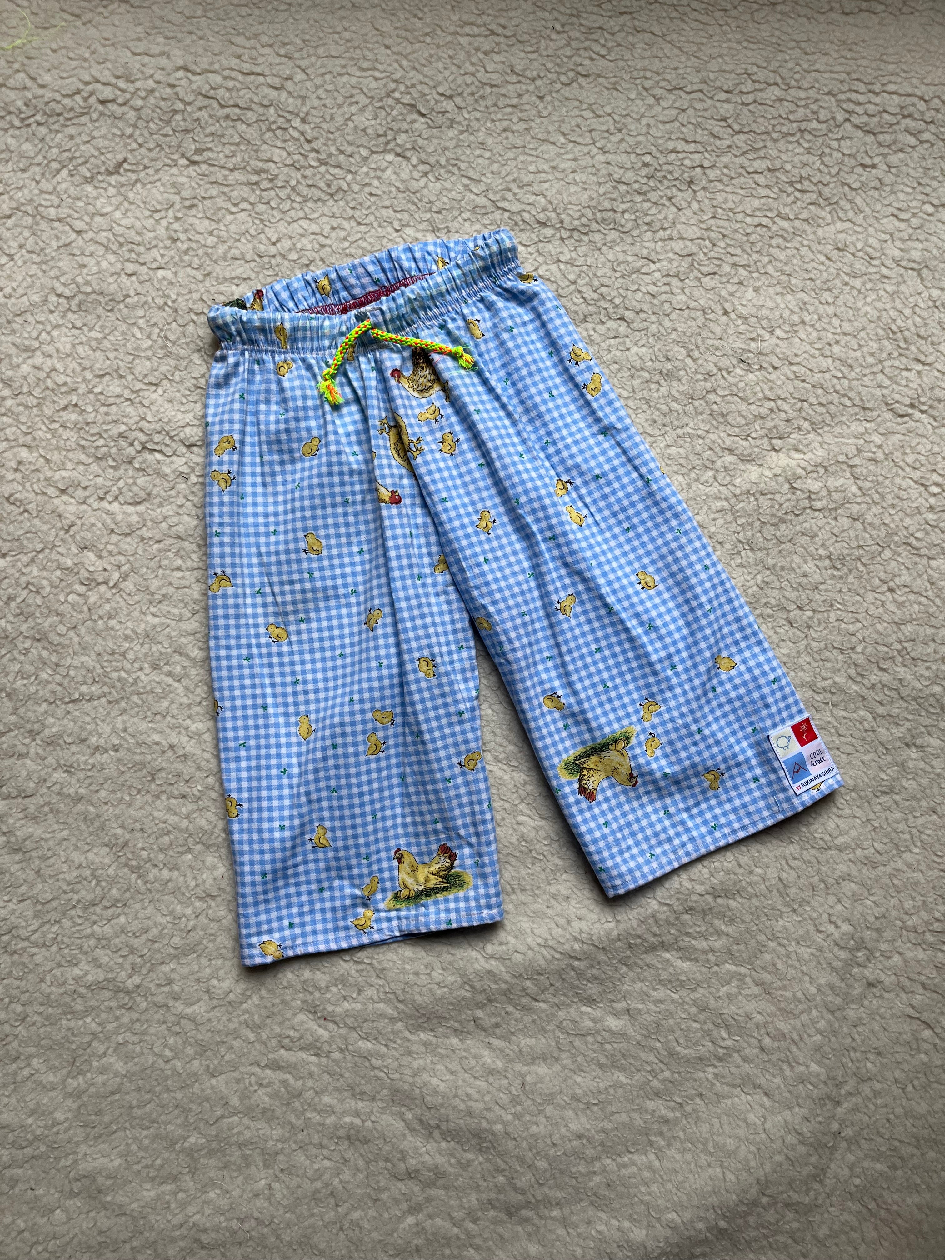 Pantalon vichy poules