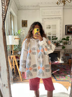 Veste patchwork upcyclée - Pièce unique
