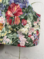 Débardeur fleurs upcyclé - Pièce unique