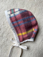 Béguin adulte upcyclé en laine & polaire – Pièce unique