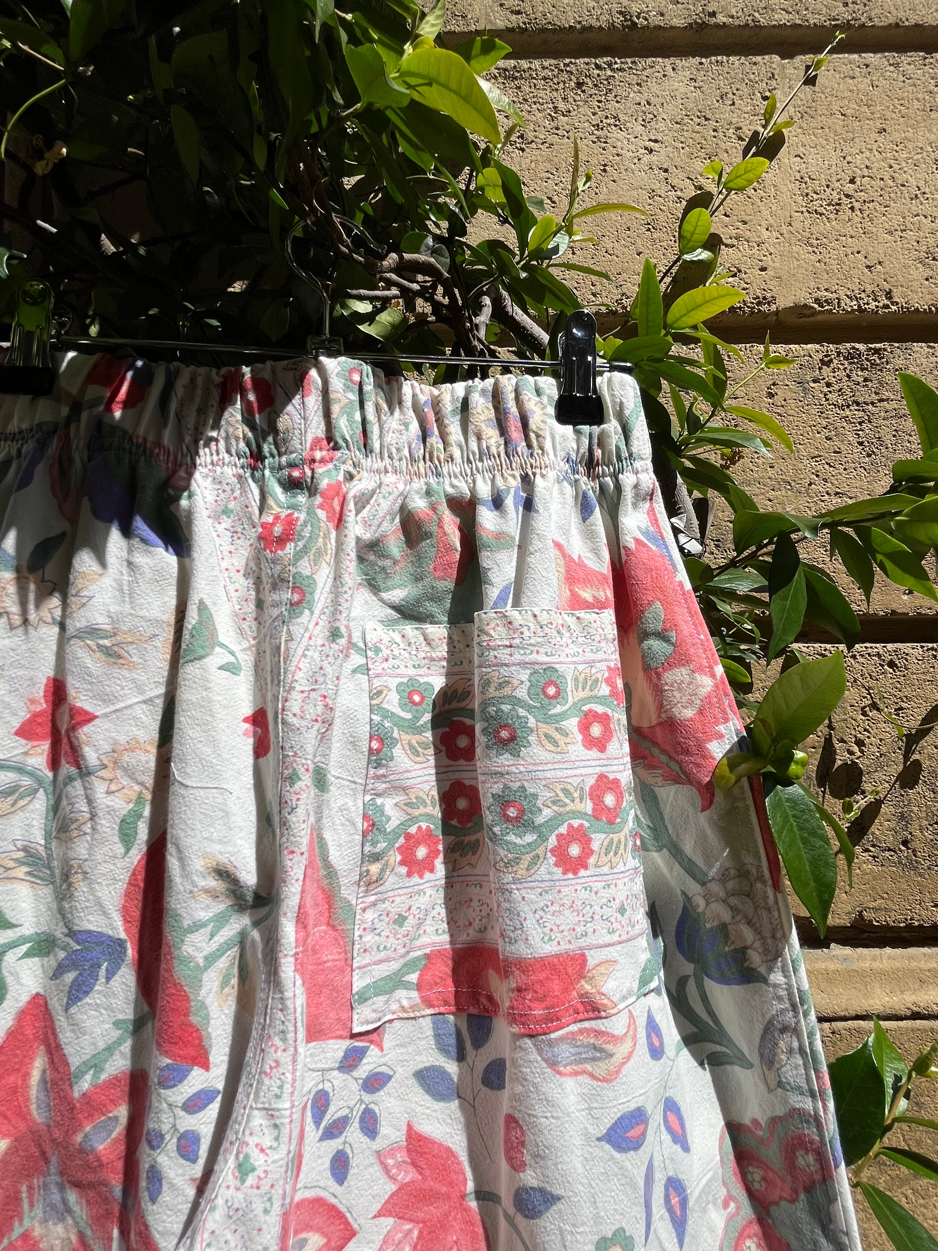 Pantalon fleurs