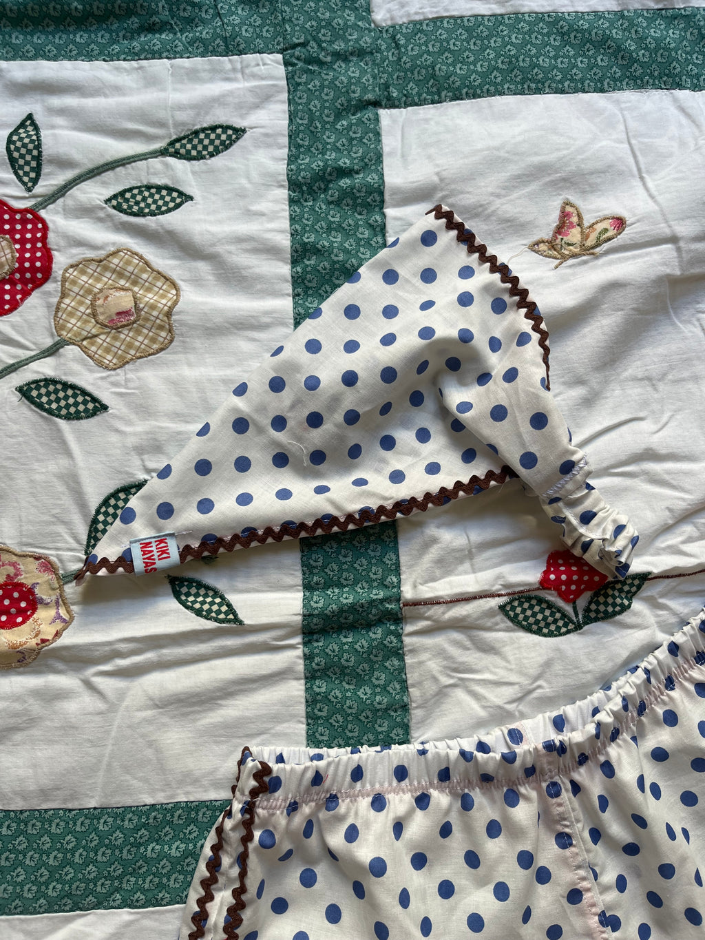 Ensemble short / bandana  – Pièces Uniques