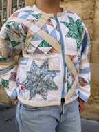 Veste patchwork upcyclée - Pièce unique