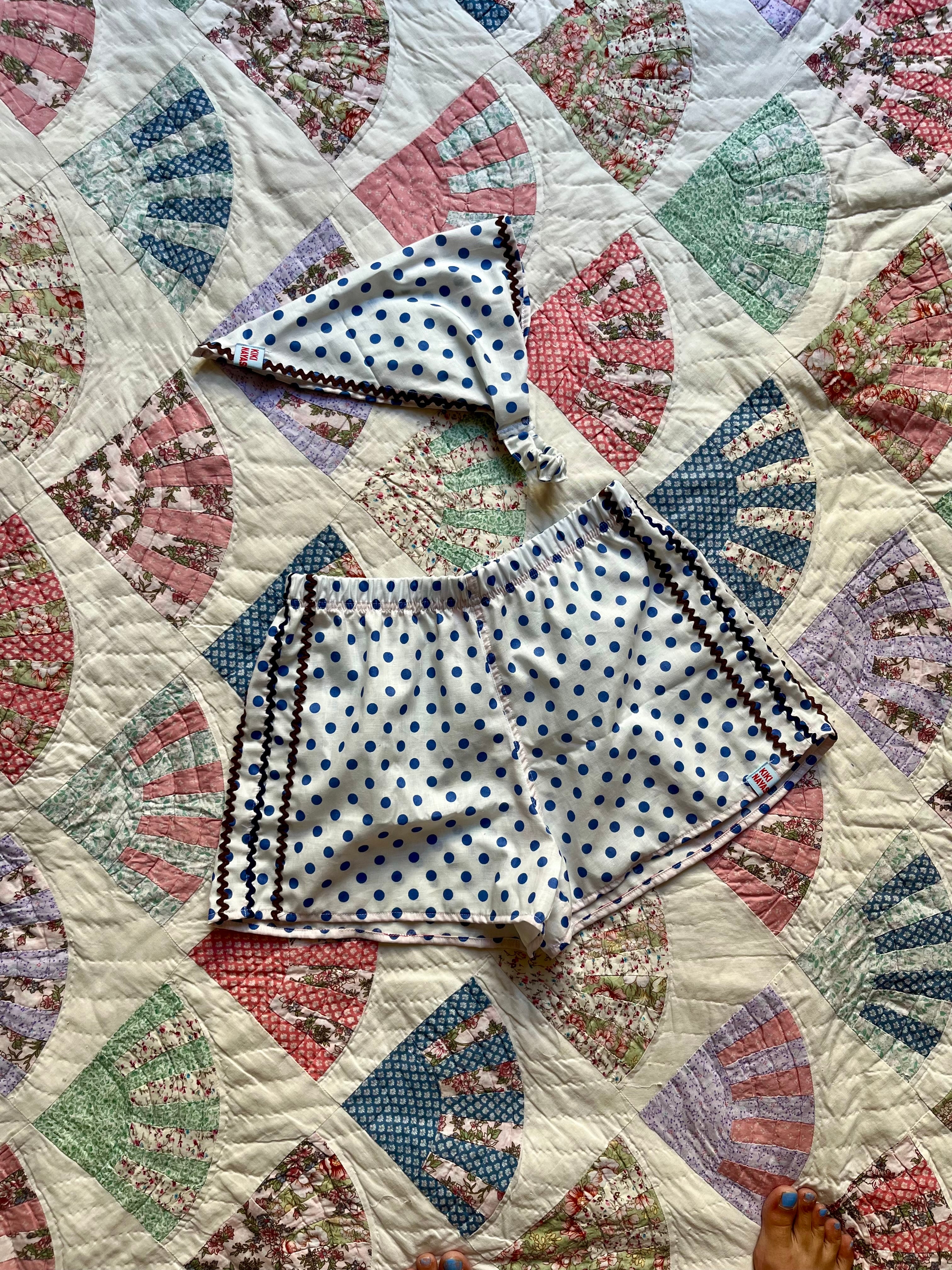 Ensemble short / bandana  – Pièces Uniques