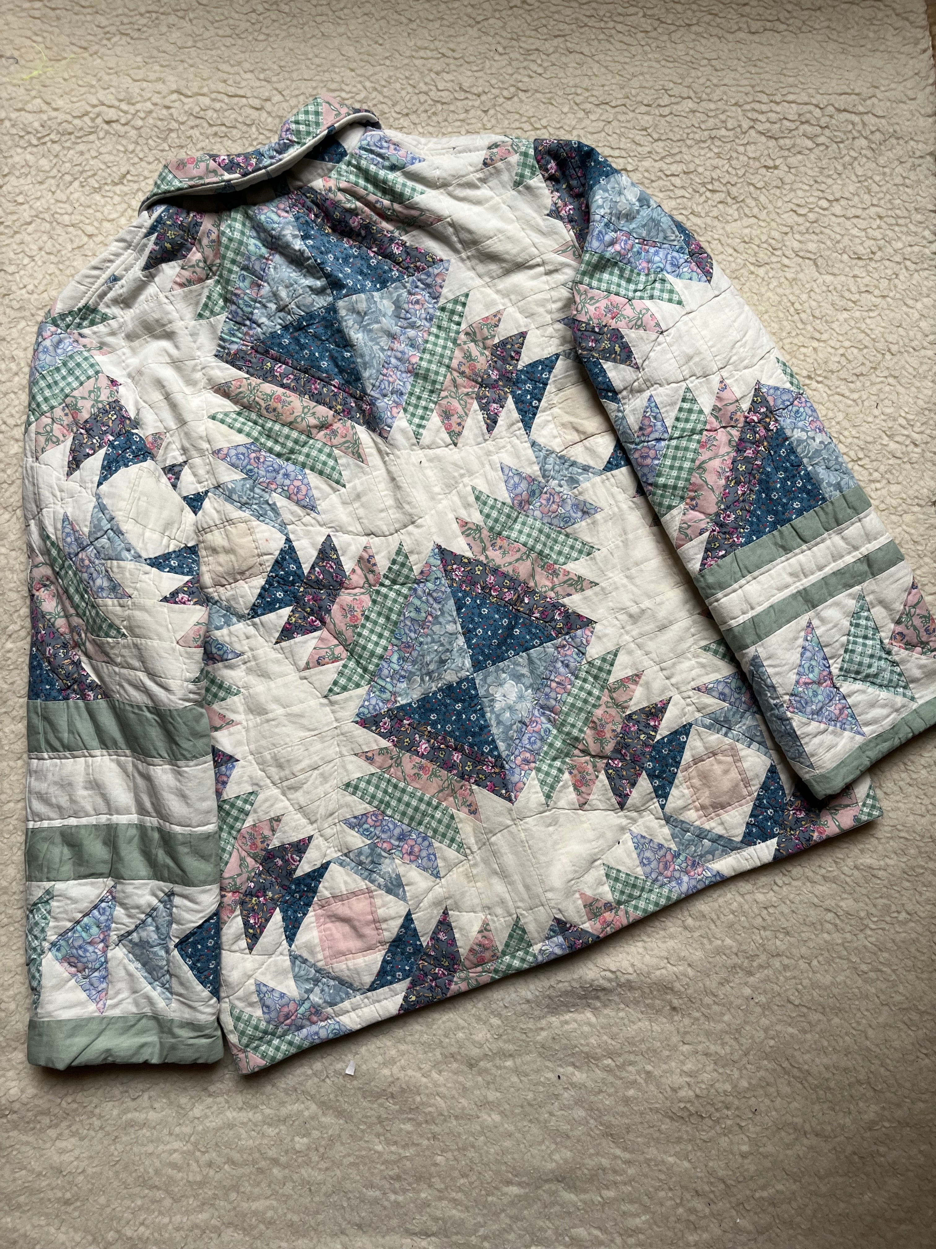 Veste patchwork upcyclée - Pièce unique