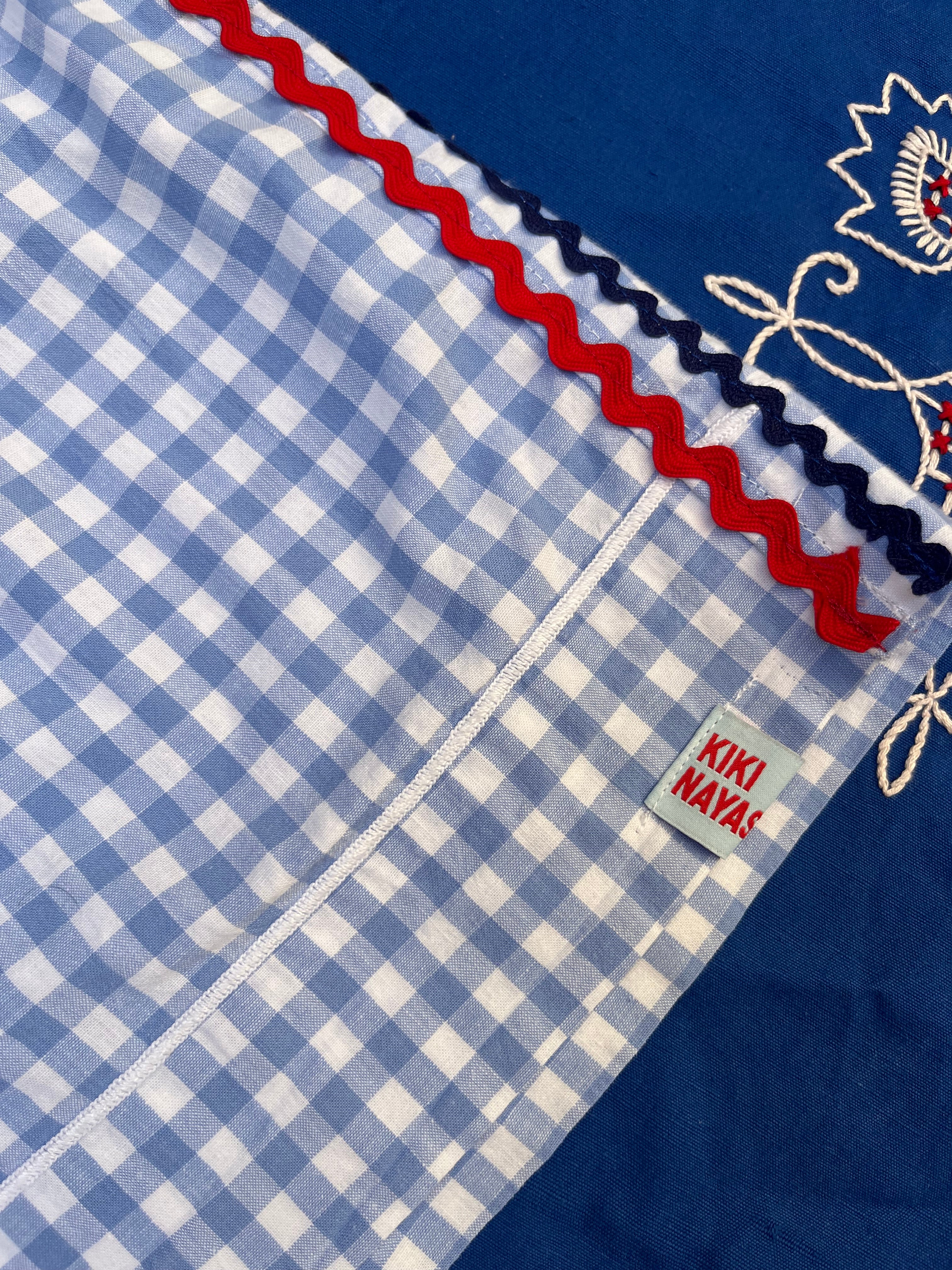 Mini Short Vichy croquet  – Pièce Unique