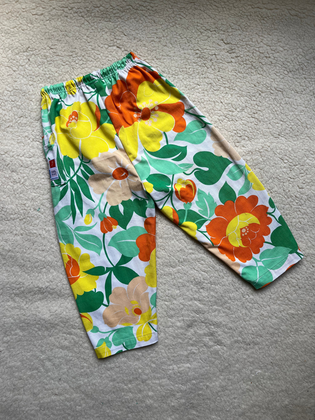 Pantalon enfant à fleurs