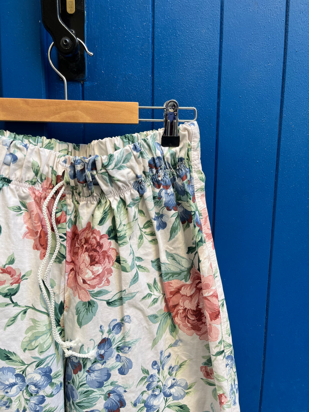 Pantalon barrel fleurs