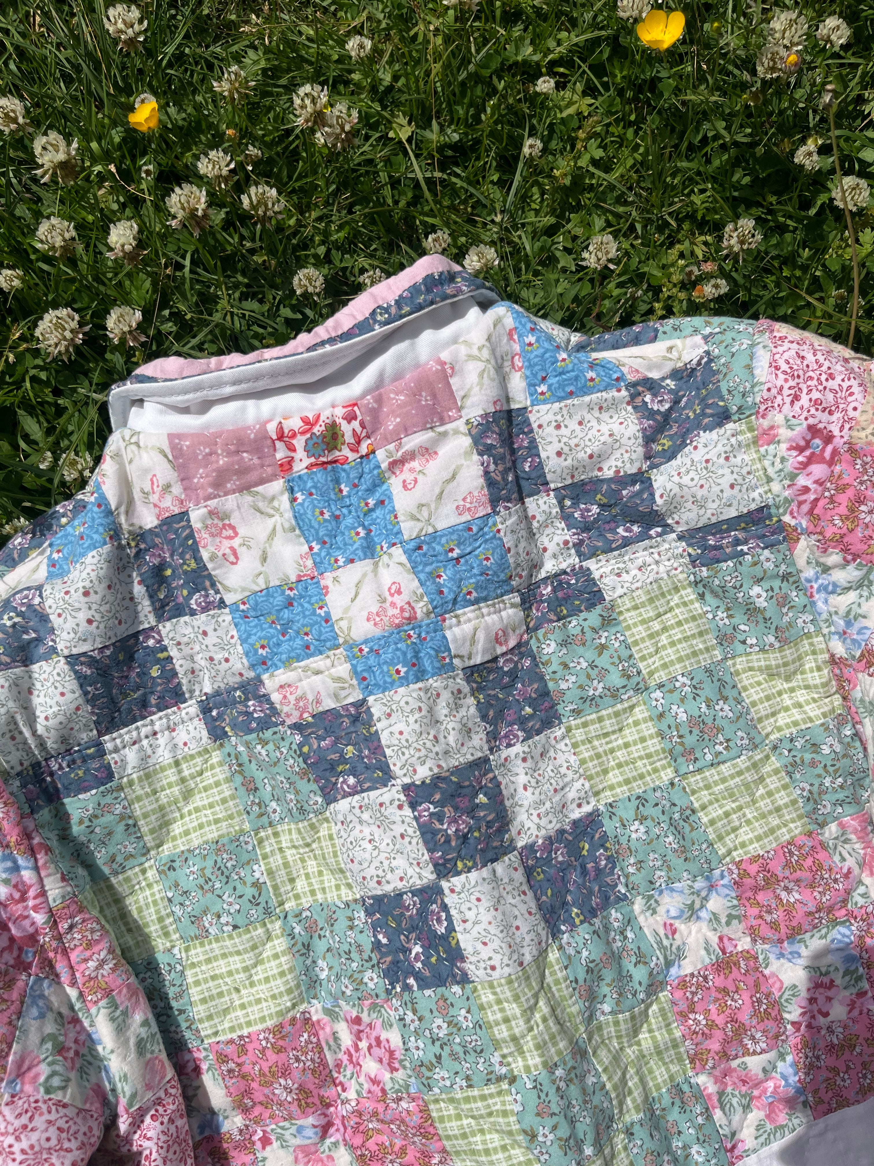 Veste patchwork upcyclée - Pièce unique