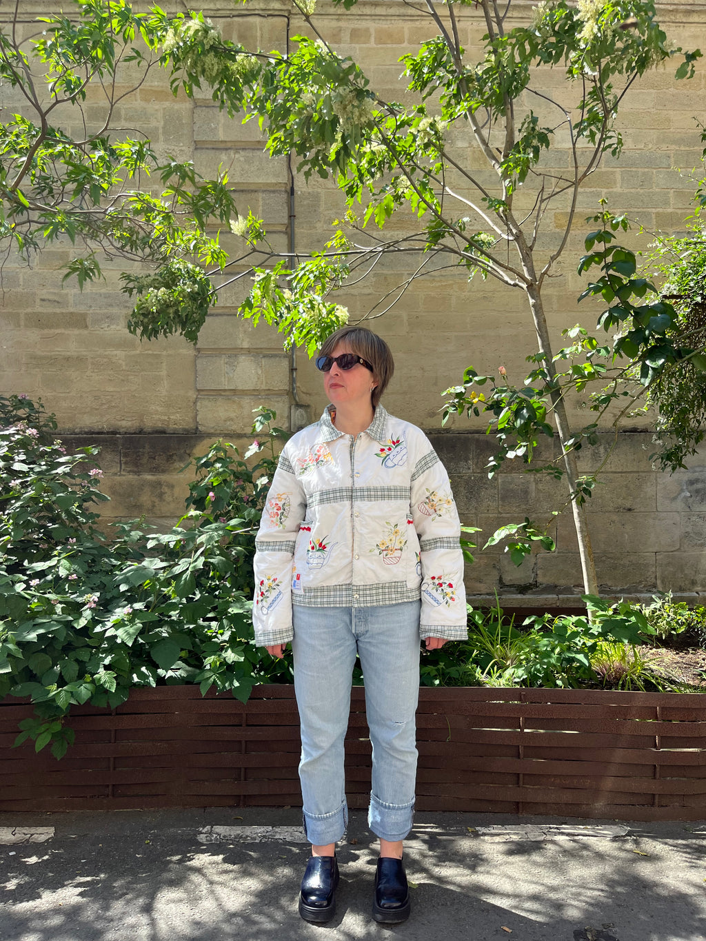 Veste patchwork upcyclée - Pièce unique
