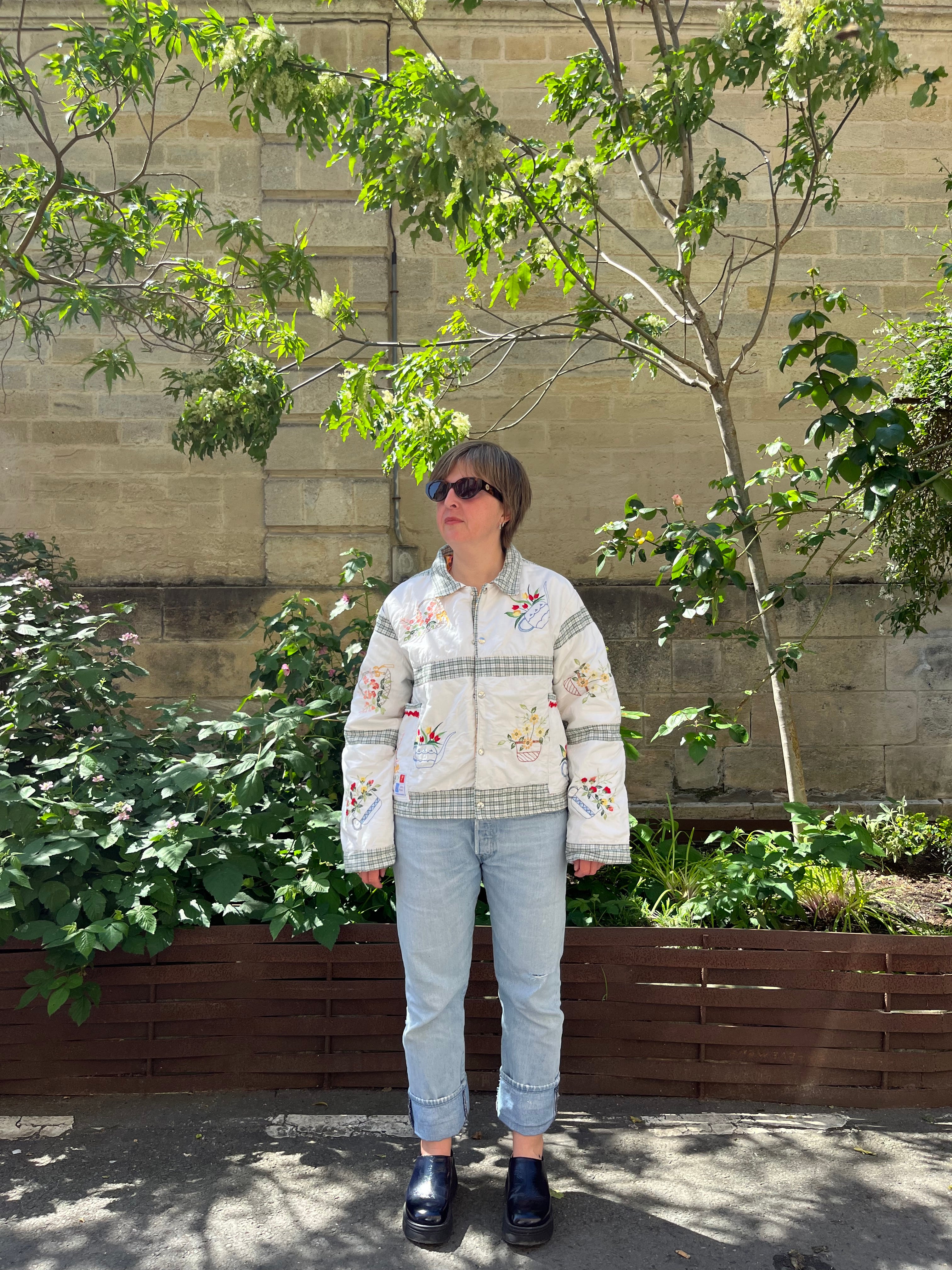 Veste patchwork upcyclée - Pièce unique