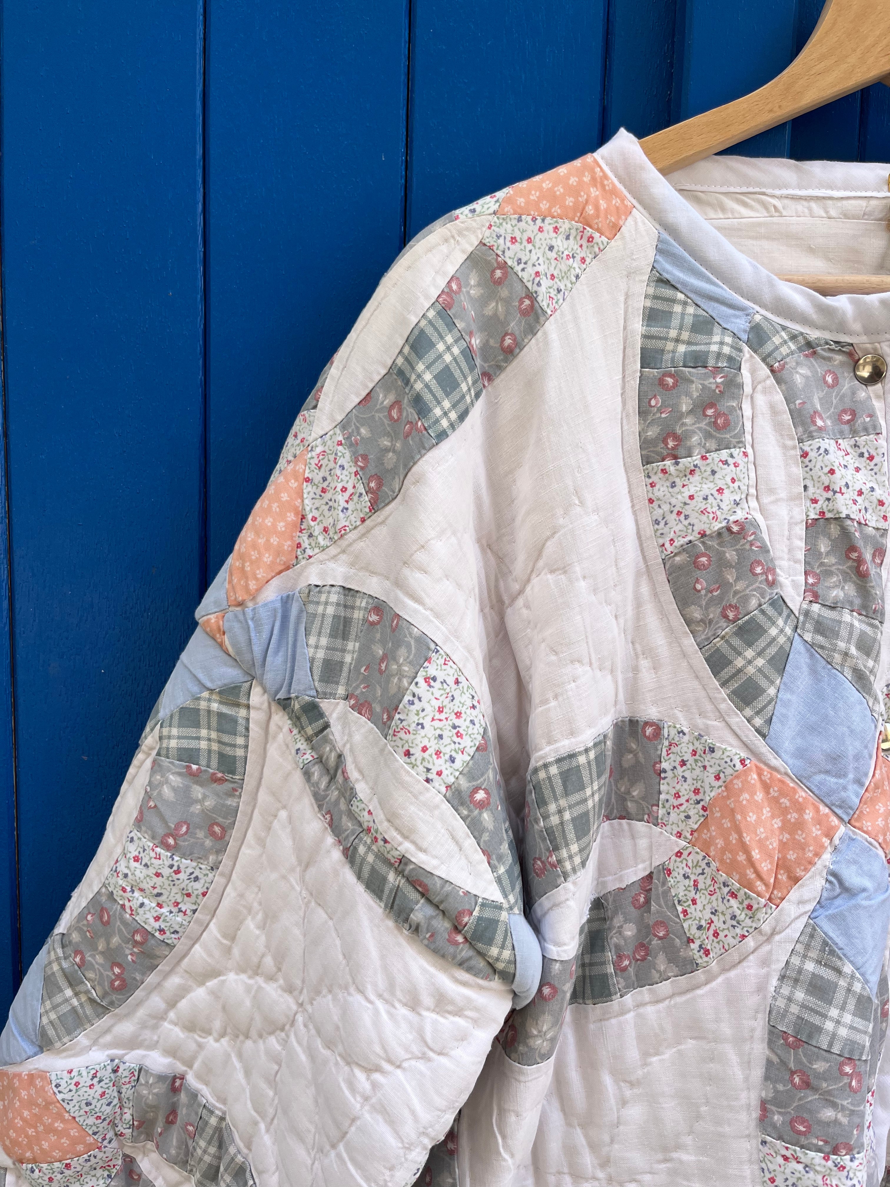 Veste patchwork upcyclée - Pièce unique