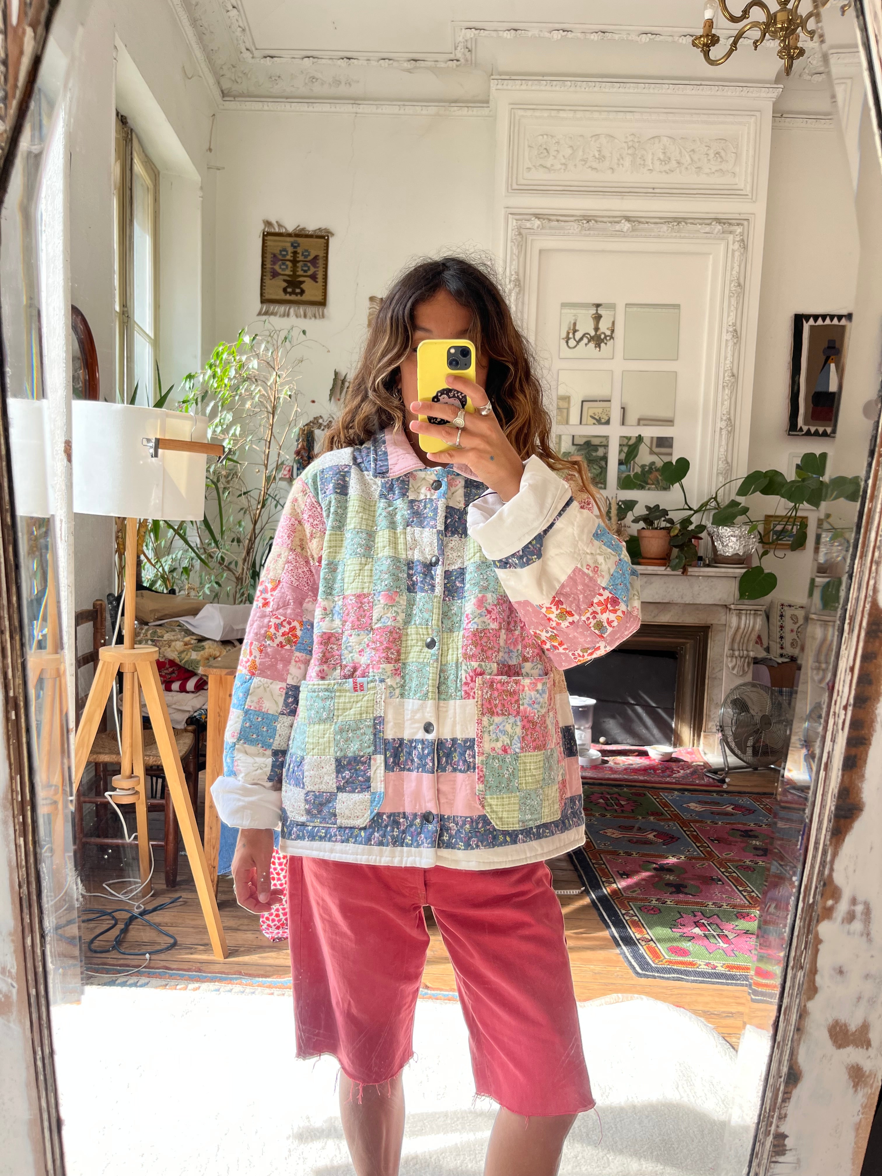 Veste patchwork upcyclée - Pièce unique