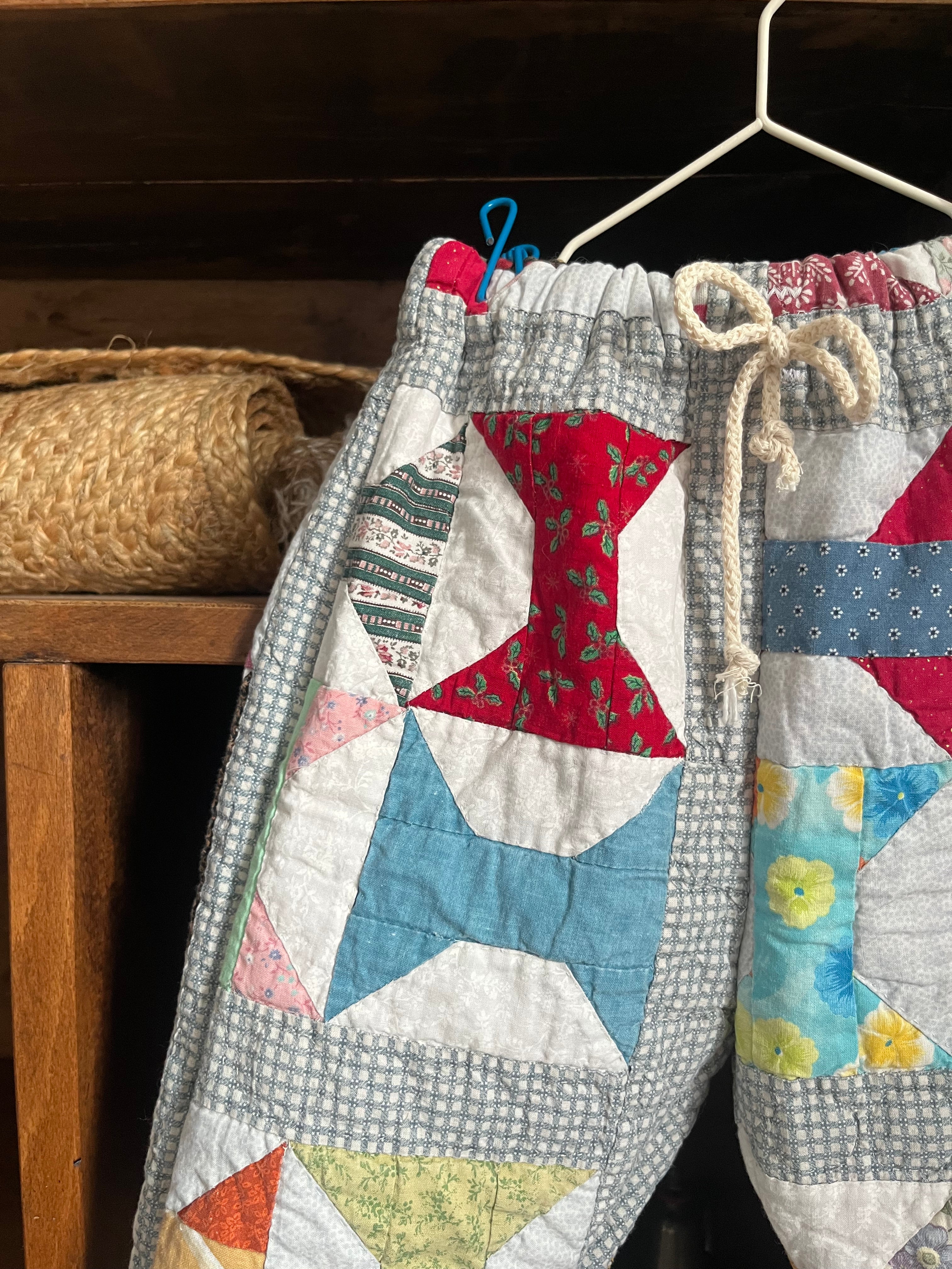 Pantalon enfant patchwork