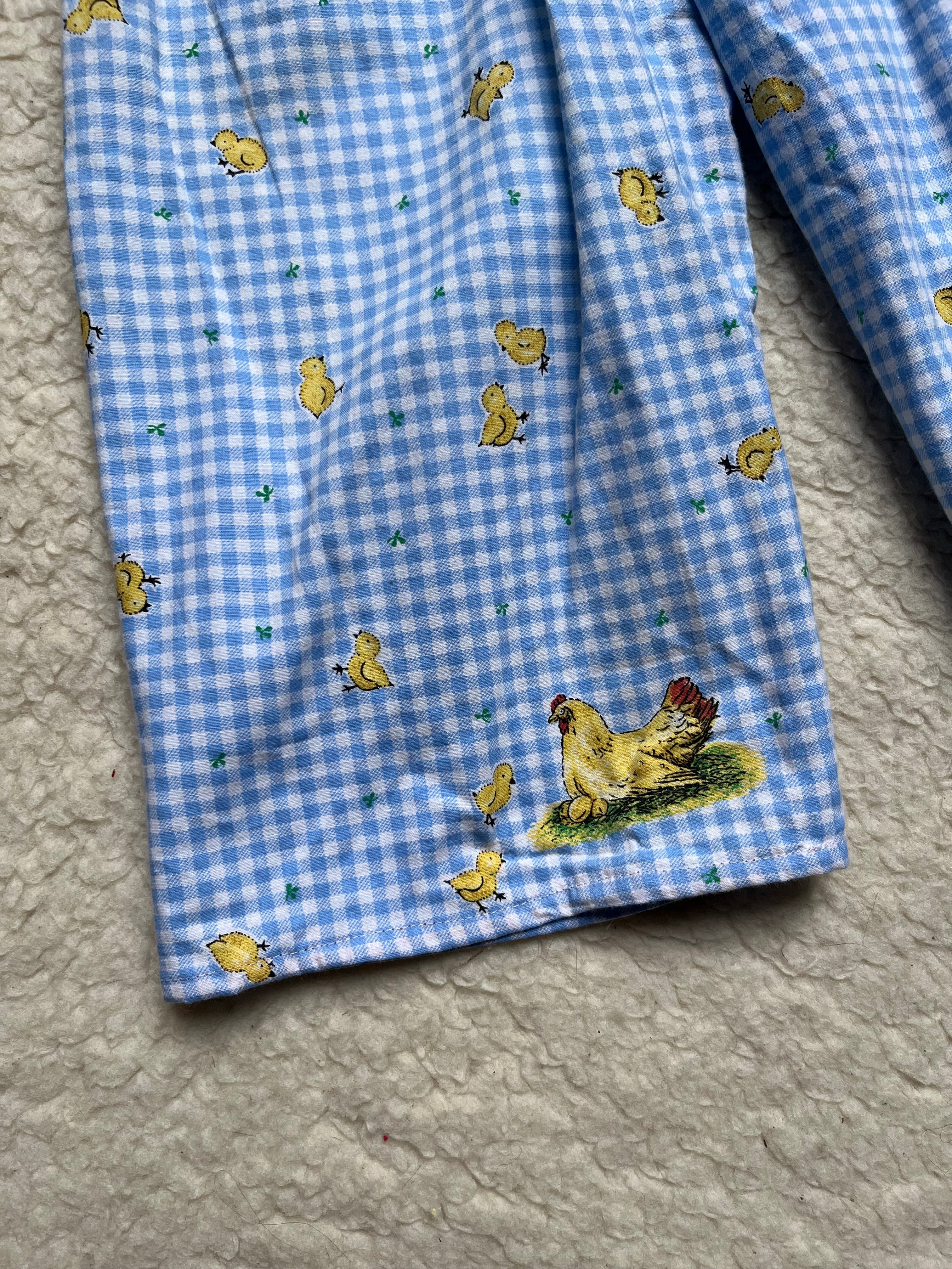 Pantalon vichy poules