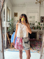 Mini Short éponge vintage – Pièce Unique