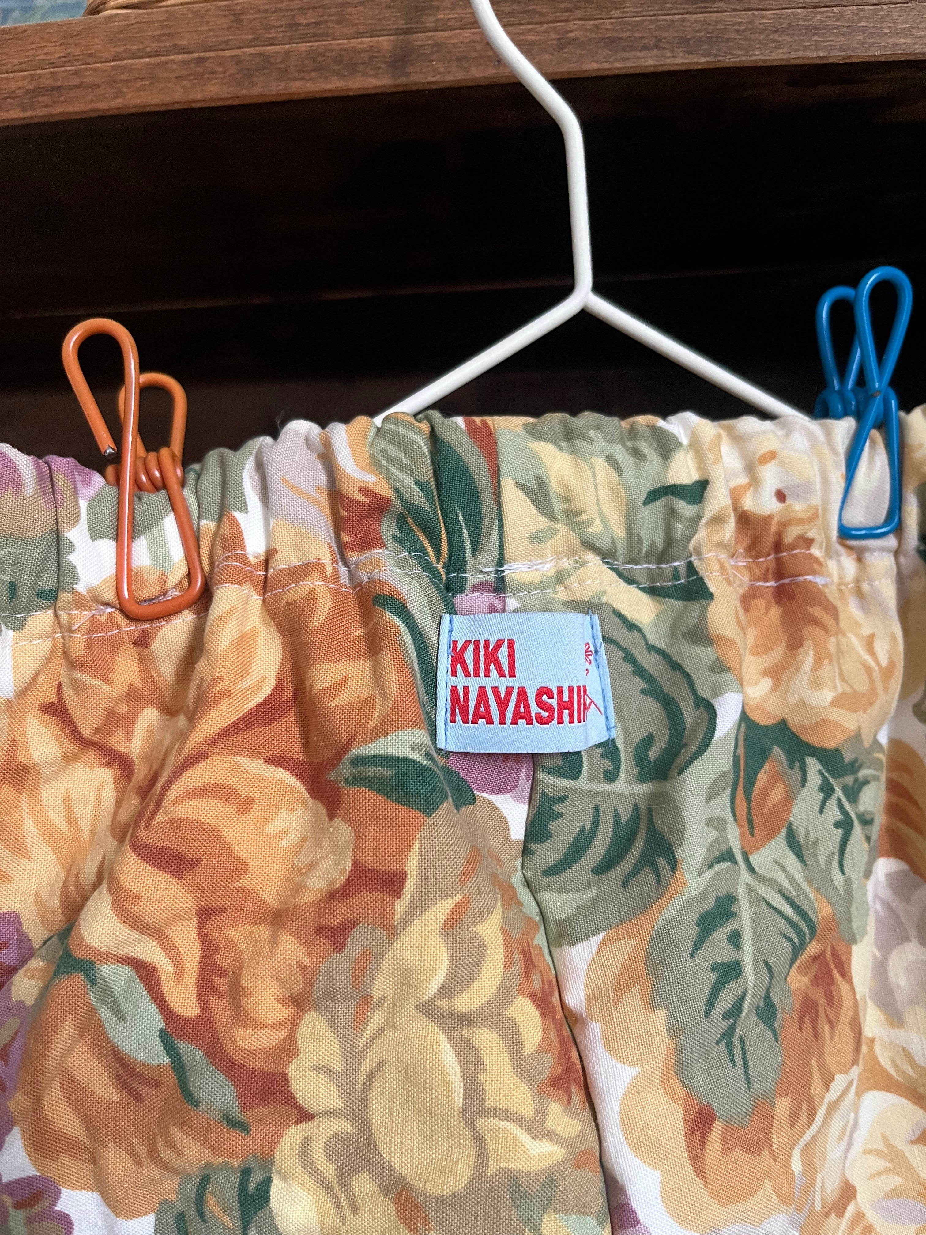 Pantalon enfant à fleurs