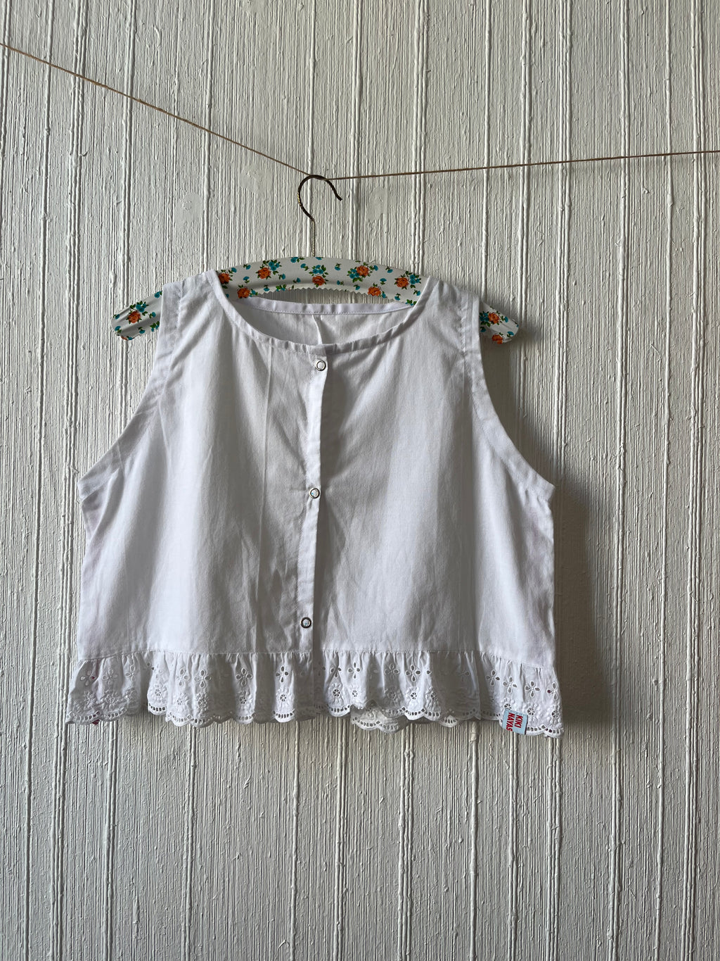 Top broderies anglaise - Fait main