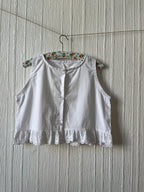 Top broderies anglaise - Fait main
