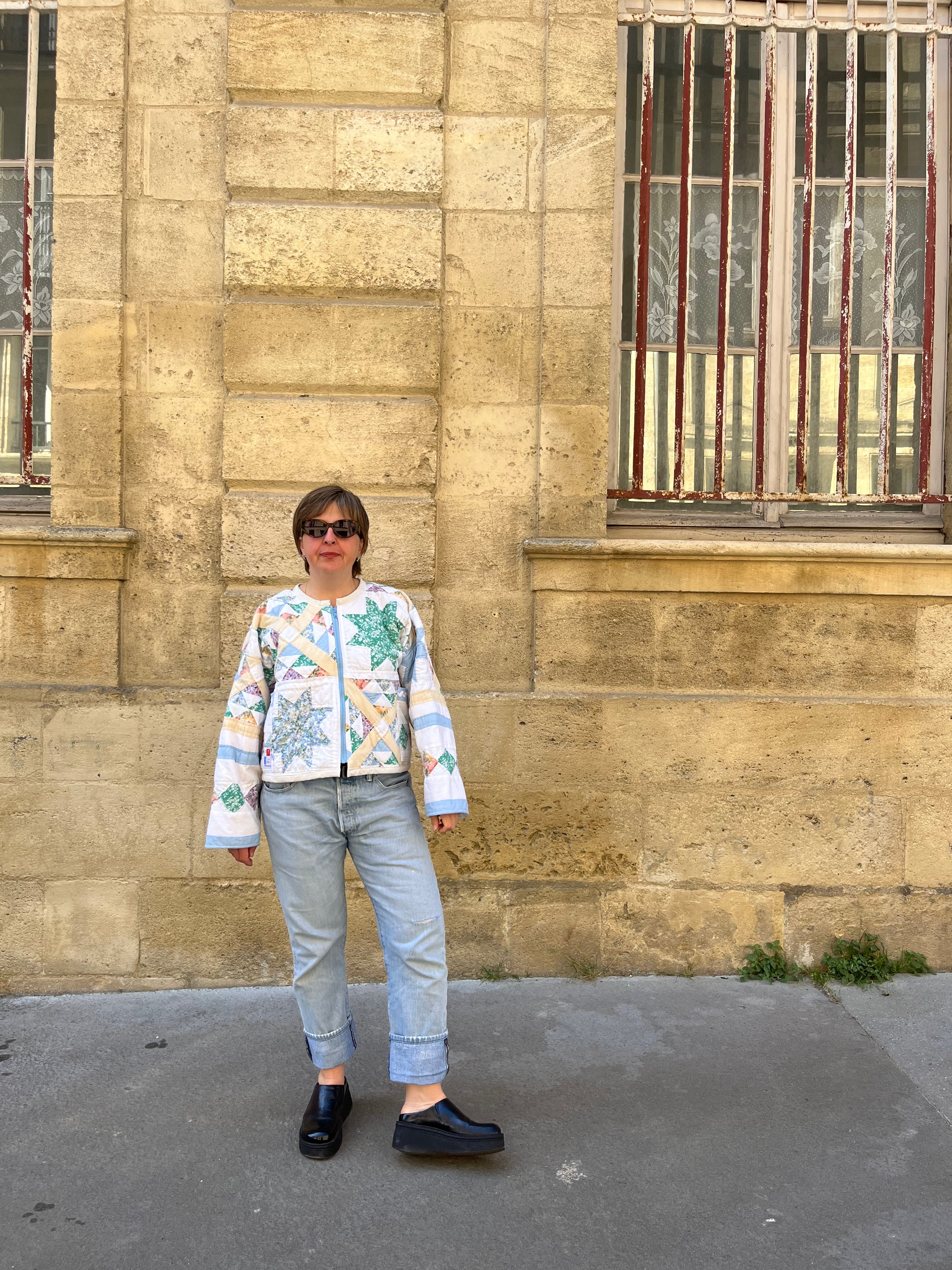 Veste patchwork upcyclée - Pièce unique