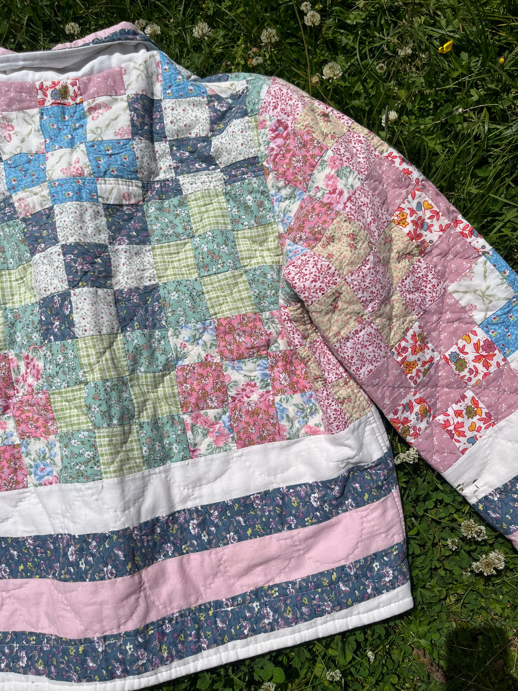 Veste patchwork upcyclée - Pièce unique