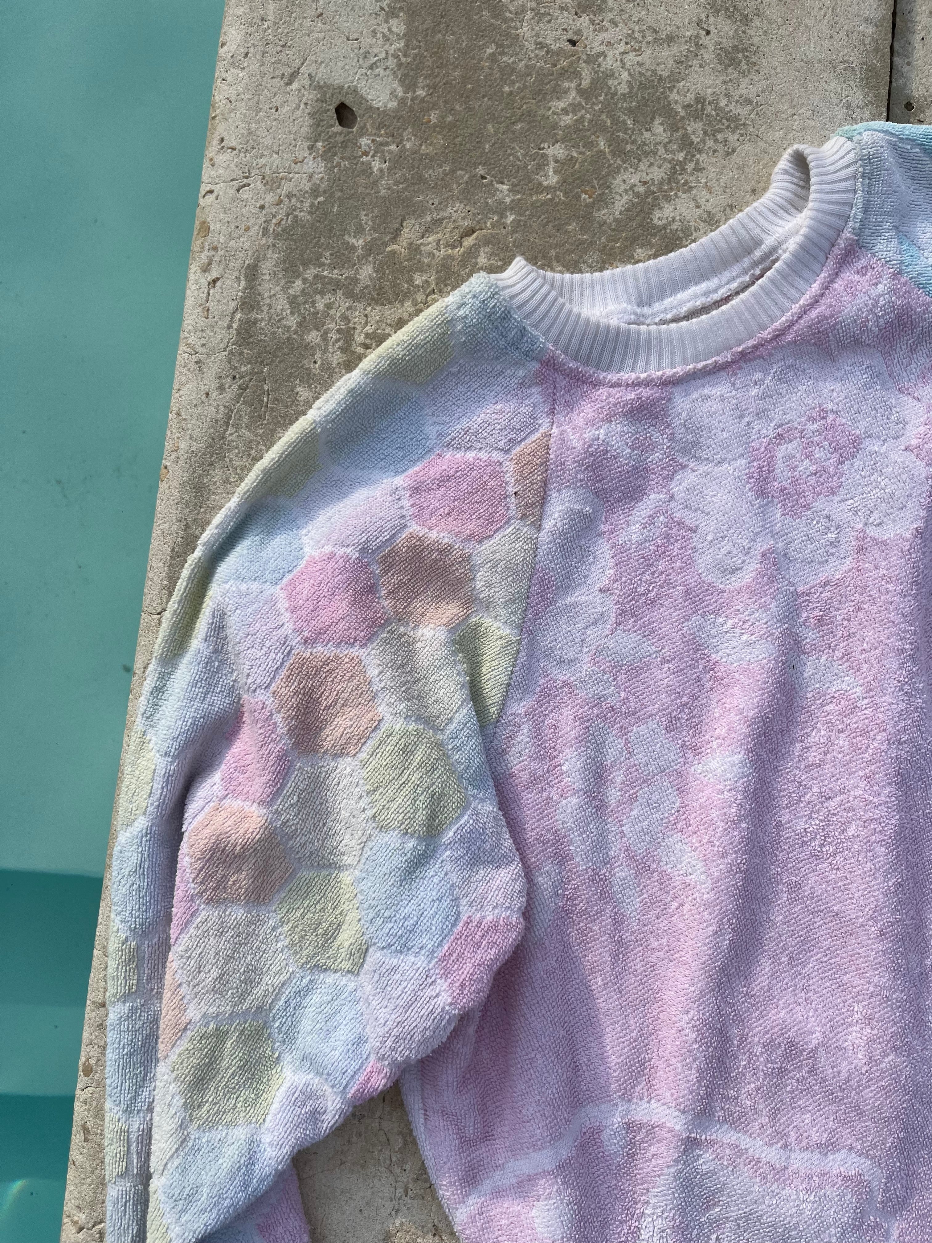 Sweat éponge upcyclée - Pièce unique