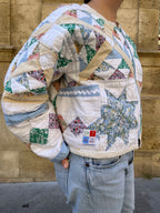 Veste patchwork upcyclée - Pièce unique