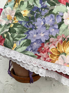 Mini Short fleurs dentelle – Pièce Unique