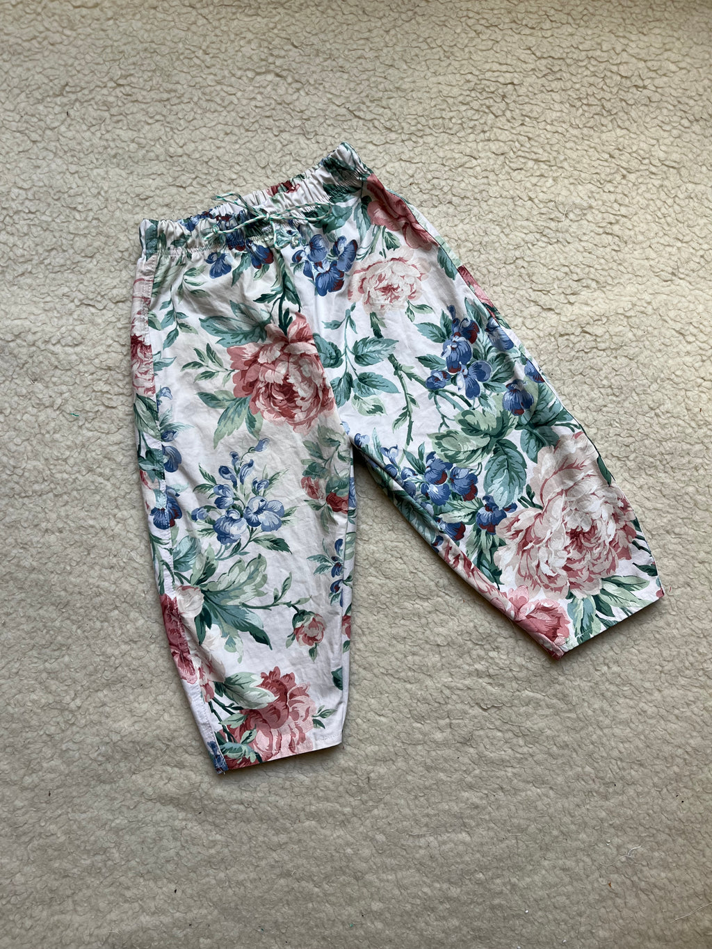Pantalon enfant à fleurs