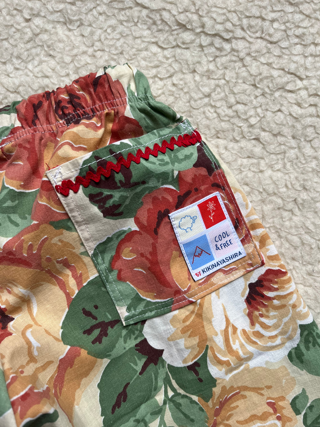 Pantalon fleurs