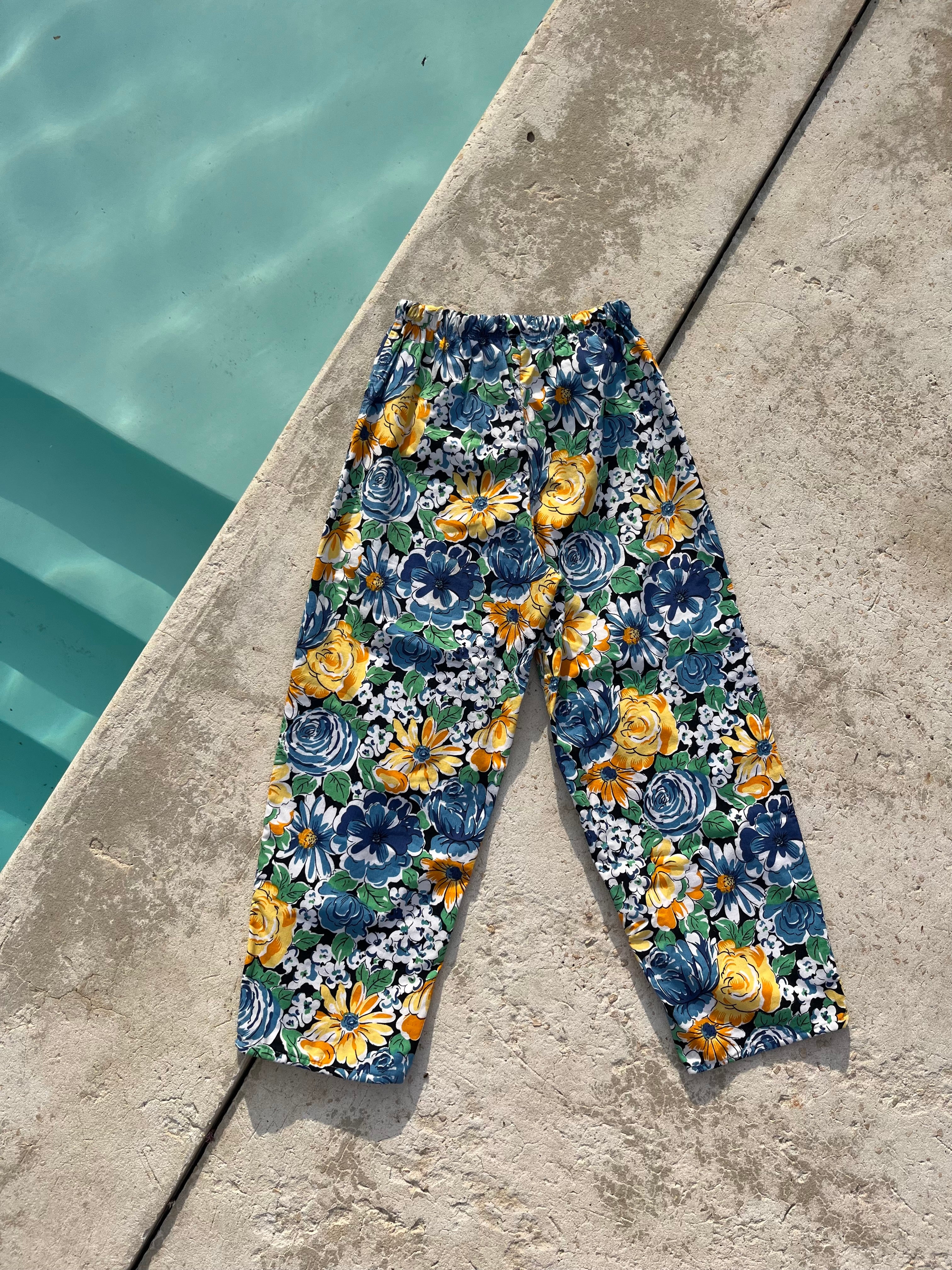 Pantalon fleurs - Pièce unique