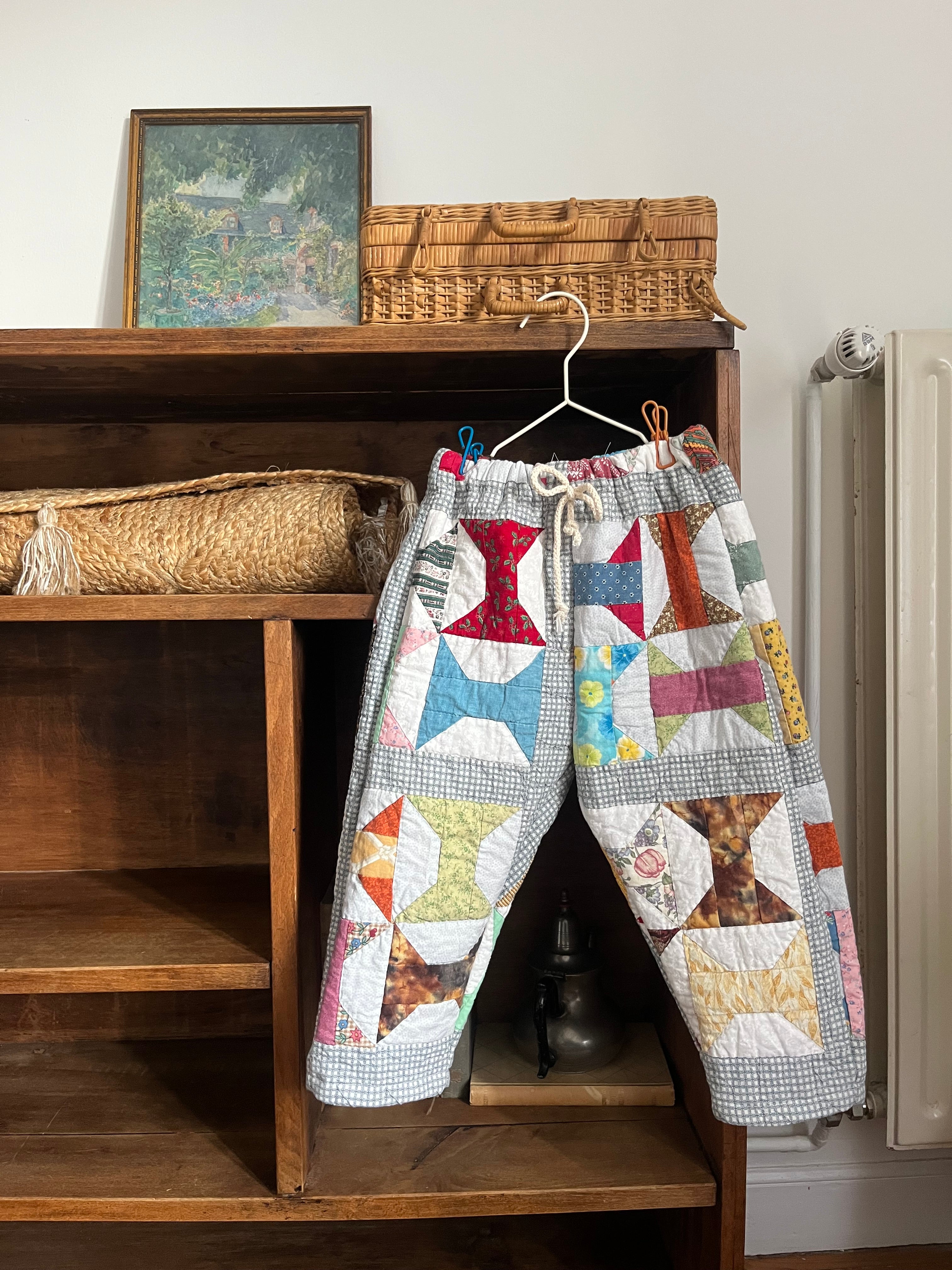 Pantalon enfant patchwork