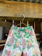Pantalon enfant à fleurs