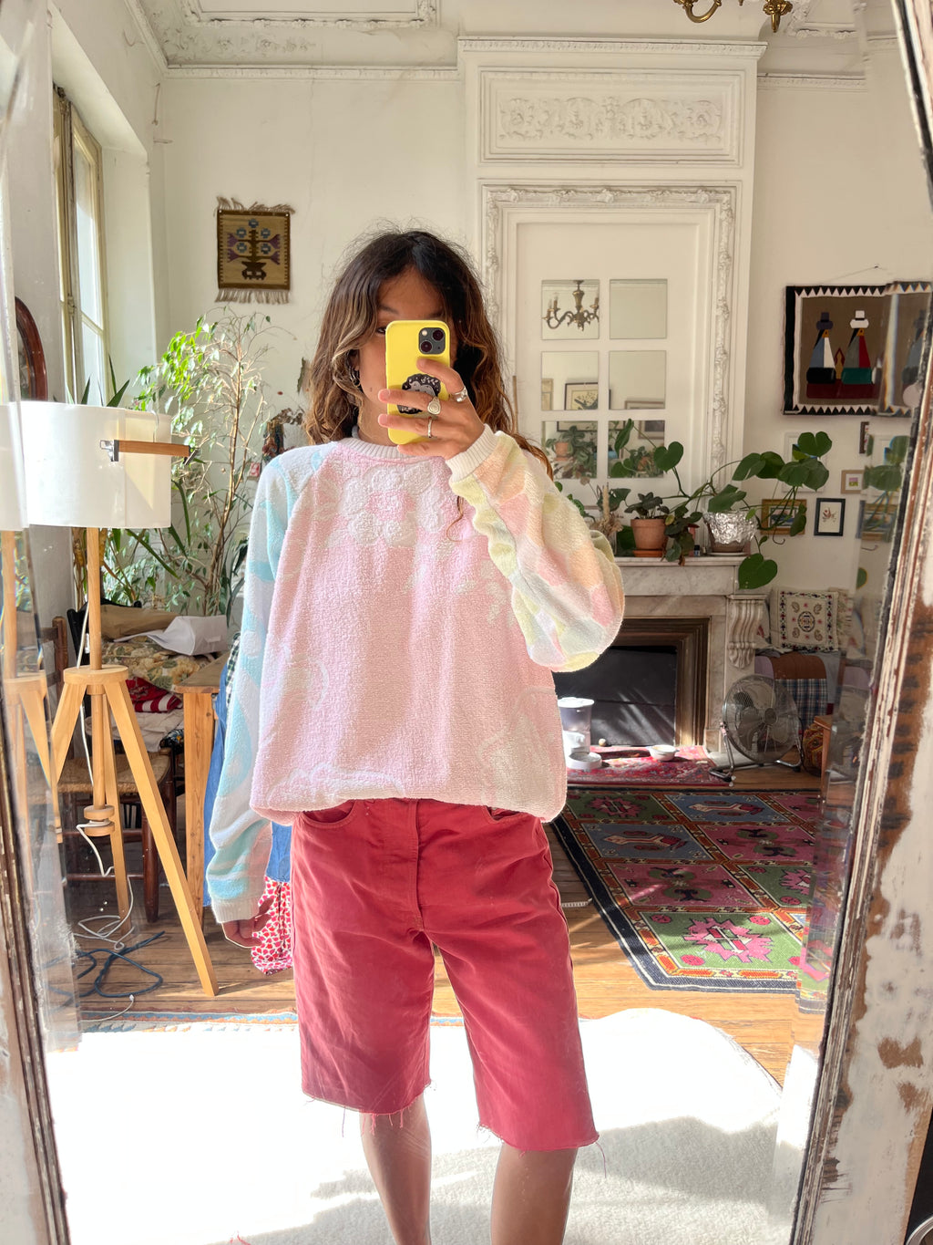 Sweat éponge upcyclée - Pièce unique