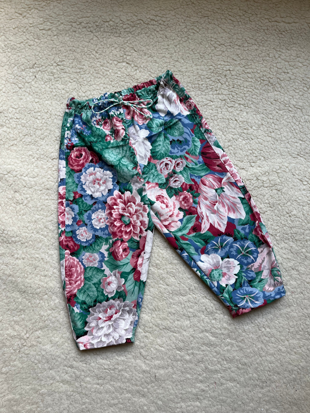 Pantalon enfant à fleurs