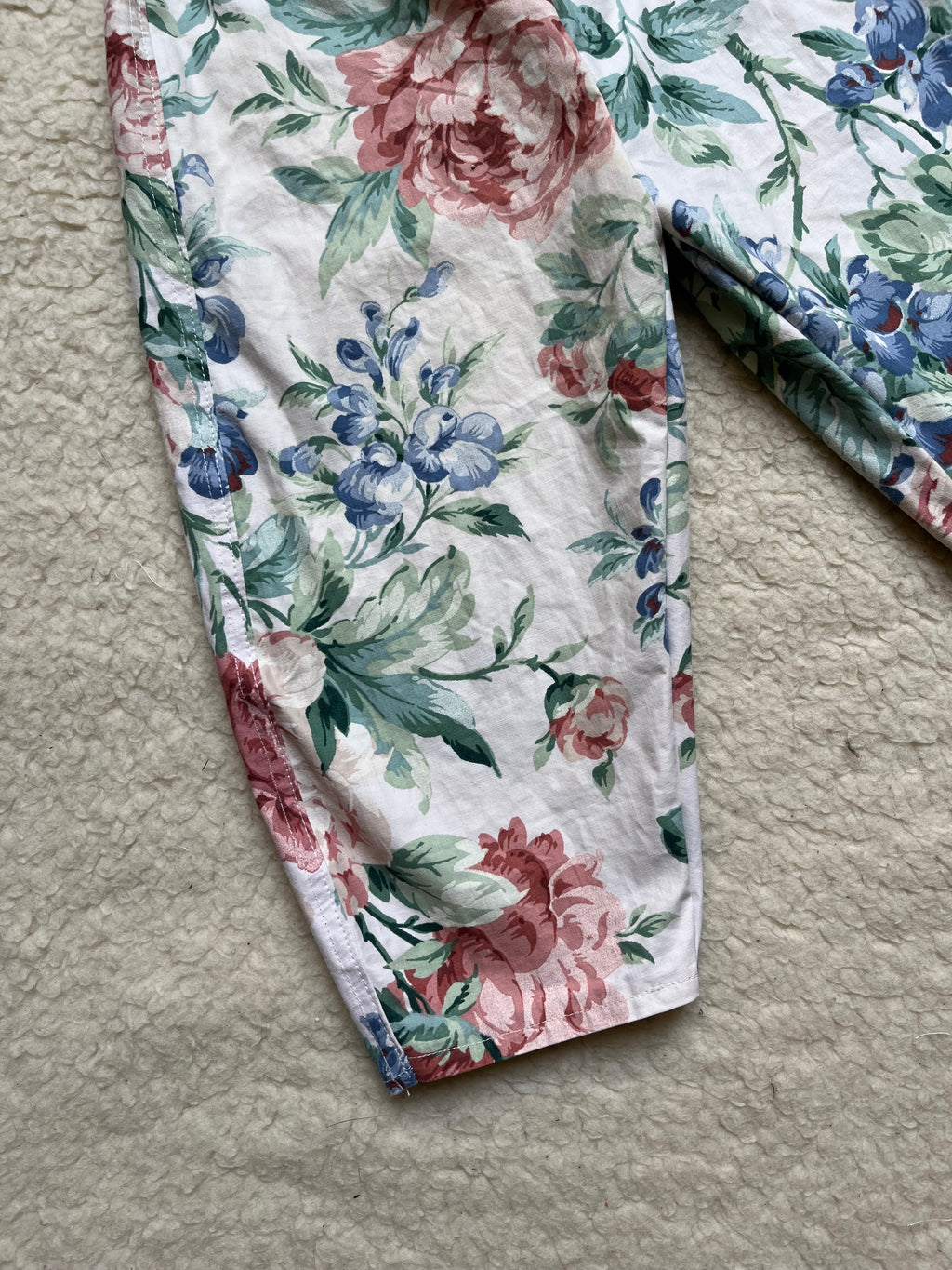 Pantalon enfant à fleurs