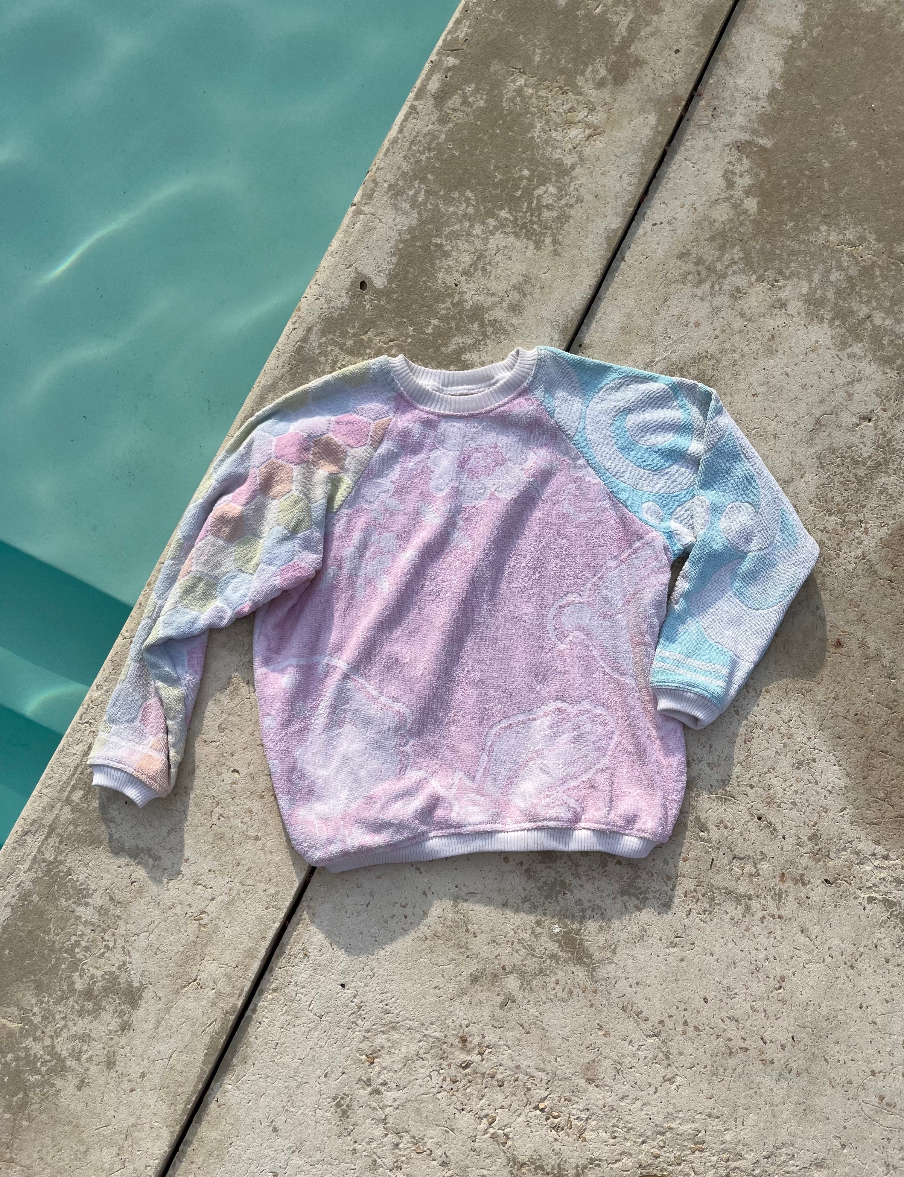 Sweat éponge upcyclée - Pièce unique