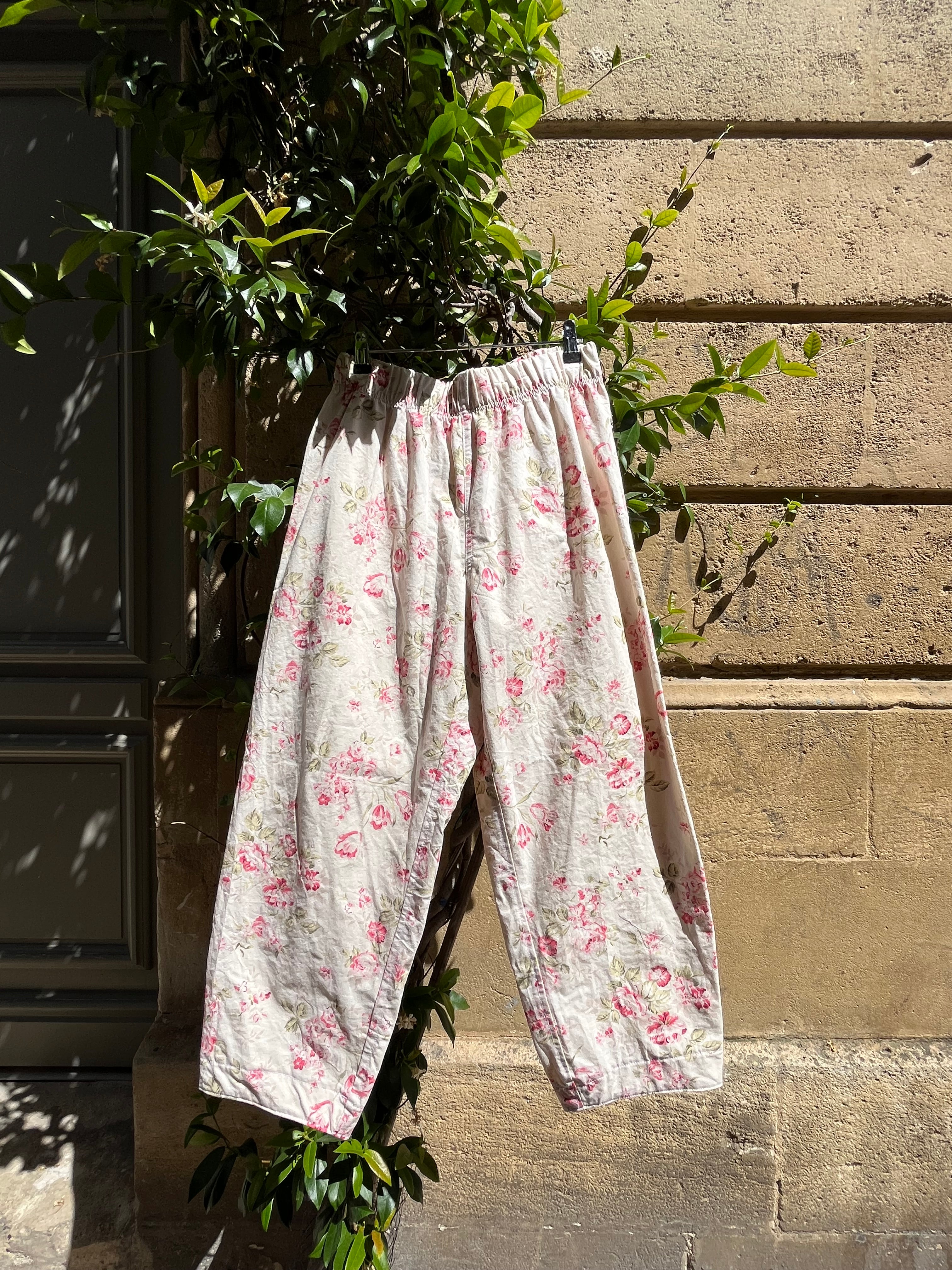 Pantalon fleurs