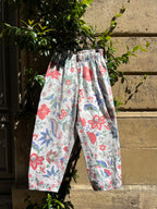 Pantalon fleurs