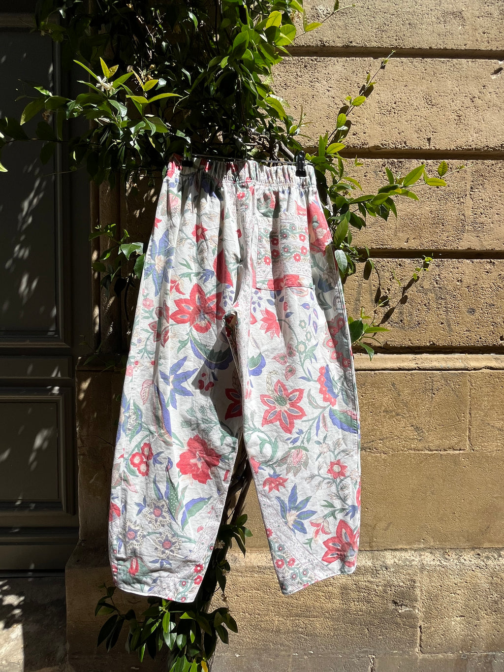 Pantalon fleurs