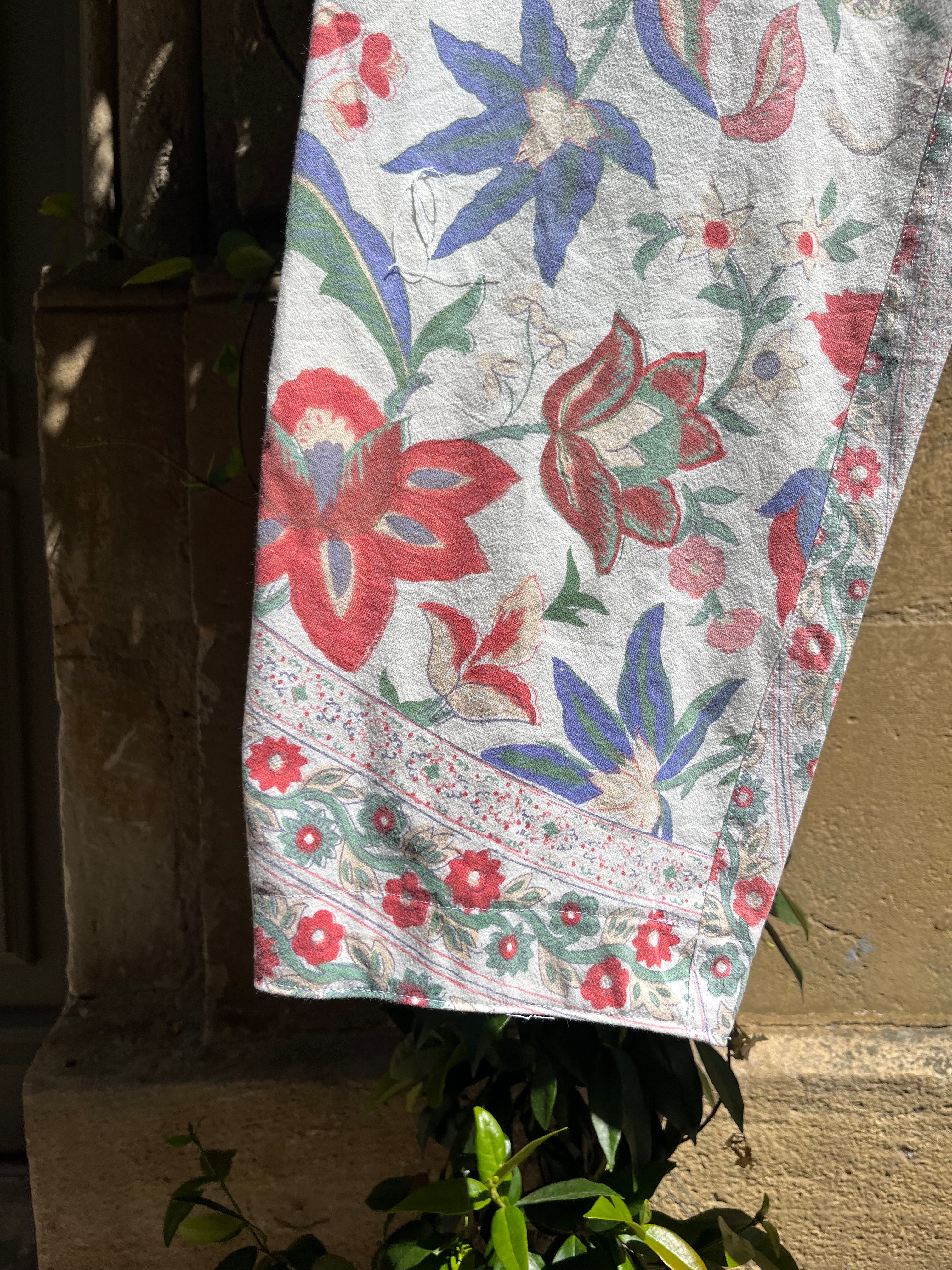 Pantalon fleurs