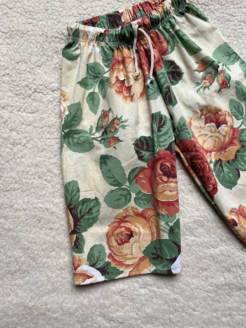 Pantalon fleurs
