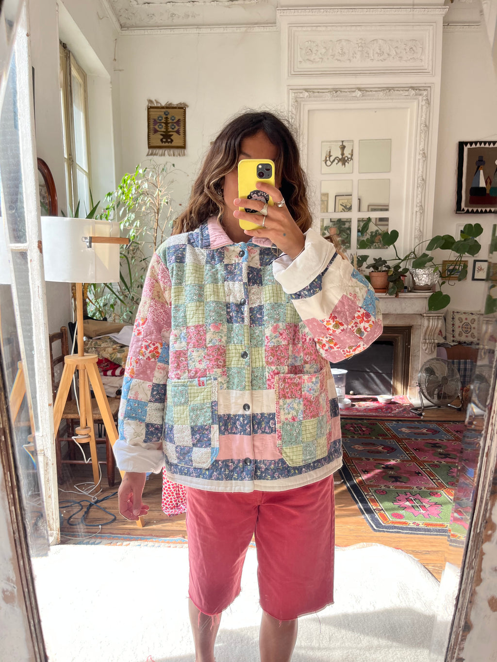 Veste patchwork upcyclée - Pièce unique