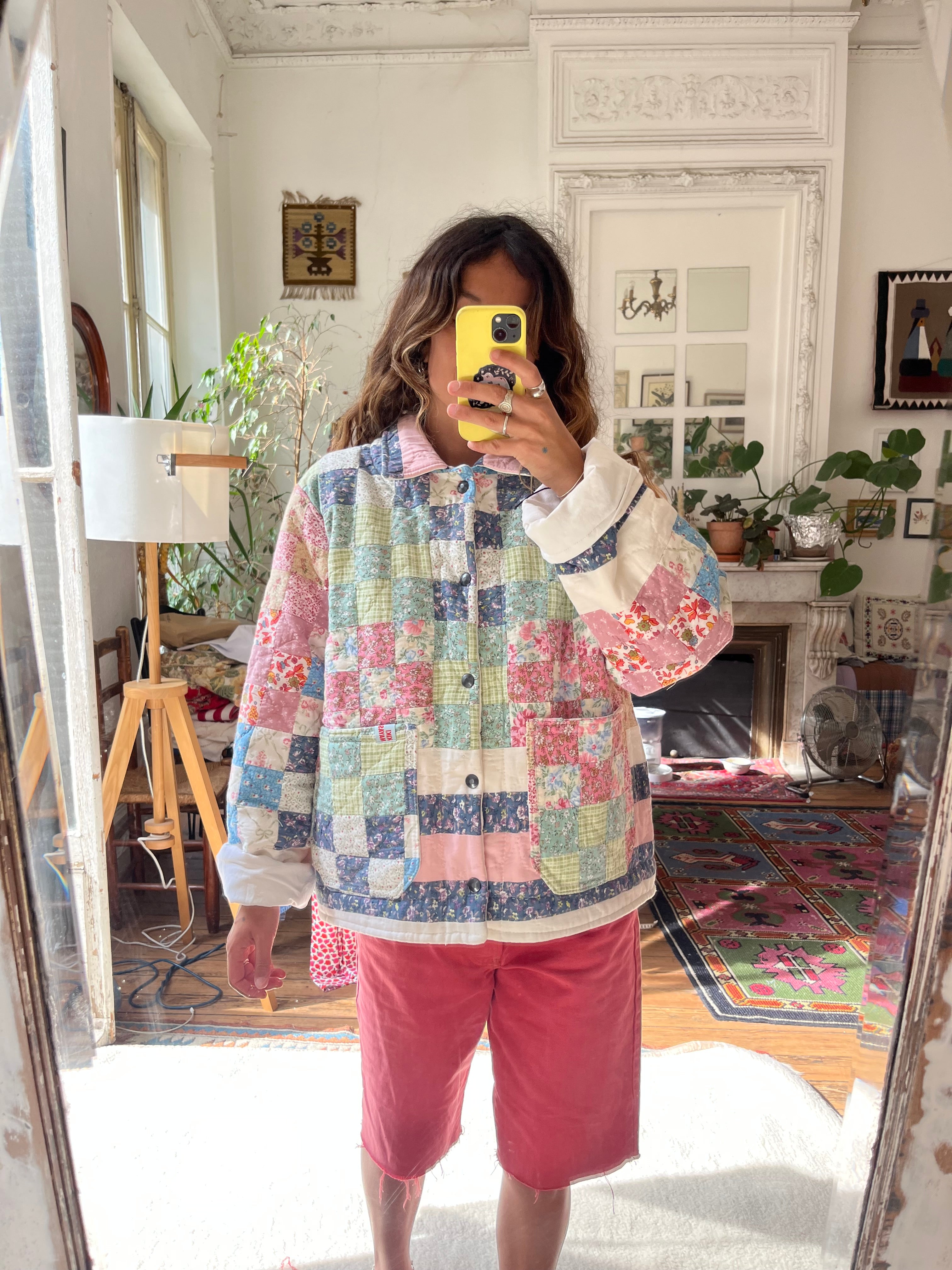 Veste patchwork upcyclée - Pièce unique