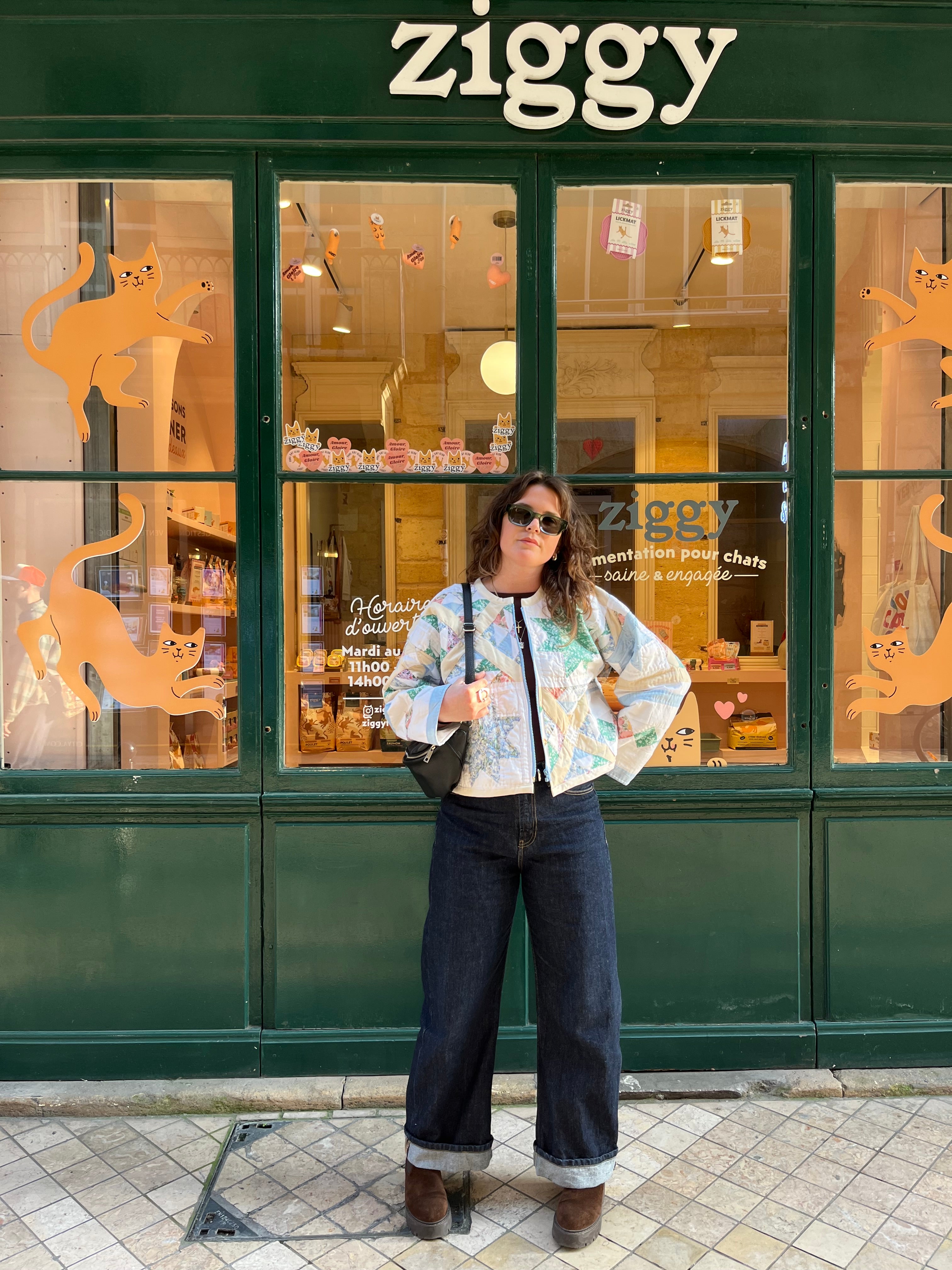 Veste patchwork upcyclée - Pièce unique