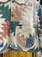 Veste patchwork upcyclée - Pièce unique