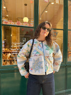 Veste patchwork upcyclée - Pièce unique