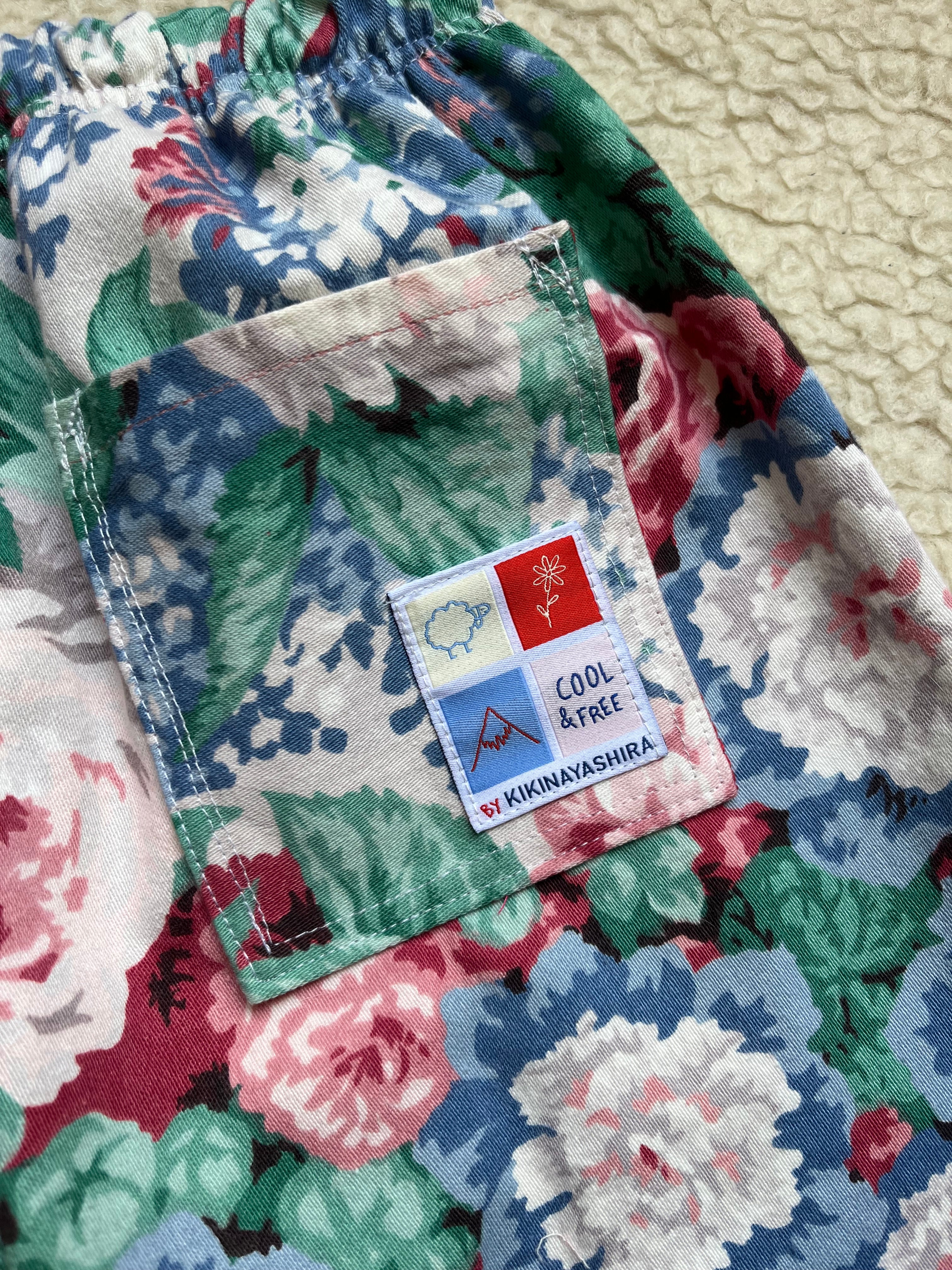 Pantalon enfant à fleurs