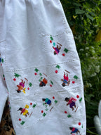 Pantalon enfant brodé