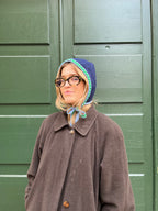 Béguin uni adulte upcyclé en laine – Pièce unique